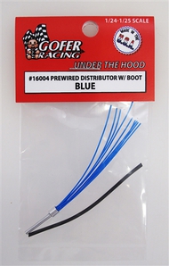  Gofer Racing  1/24-1/25 Blue Prewired Distributor w/Aluminum Plug Boot Material GOF16004