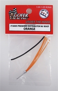  Gofer Racing  1/24-1/25 Orange Prewired Distributor w/Aluminum Plug Boot Material GOF16005