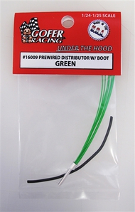 Green Prewired Distributor w/Aluminum Plug Boot Material #GOF16009