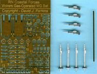  Great Little Ships  1/72 .303 Vickers Gas Operated MG Set GLSA72050