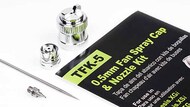  Grex-Airbrush  NoScale 0.5mm Fan Spray Cap & Nozzle Kit [for TG, TS, XGi & XSi Airbrushes] #TFK-5 GRXTFK5