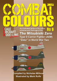  Guideline Publications  Books Combat Colors 9: Zero - Type 0 Carrier Fighter (A6M) 'Zeke' in GPSAMCC09