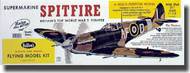 Guillows Wood Model  NoScale 27-5/8 inch Wingspan Supermarine Spitfire Kit GUI403