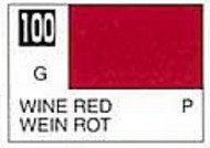 Solvent-Based Acrylic Gloss Wine Red 10ml Bottle #GUZC100