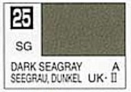  Gunze Sangyo  NoScale Solvent-Based Acrylic Semi-Gloss Dark Sea Gray 10ml Bottle GUZC025