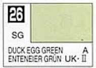 Solvent-Based Acrylic Semi-Gloss Duck Egg Green 10ml Bottle #GUZC026