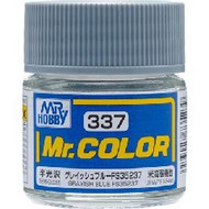 Solvent-Based Acrylic Semi-Gloss Grayish Blue FS35737 10ml Bottle #GUZC337