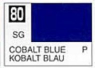  Gunze Sangyo  NoScale Solvent-Based Acrylic Semi-Gloss Cobalt Blue 10ml Bottle GUZC080