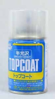  Gunze Sangyo  NoScale Mr. Top Coat Semi-Gloss 86ml (Spray) GUZB502