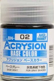  Gunze Sangyo  NoScale ACRYSION BASE COLOR BASE GRAY GUZBN02