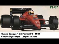  Gunze Sangyo  1/24 G-471 Ferrari F1-87 GUZG472