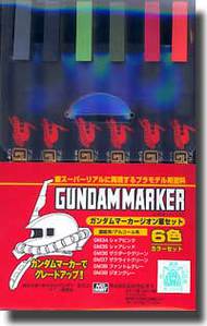  Gunze Sangyo  NoScale Gundam Zeon Marker Set GUZGMS108