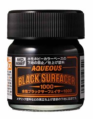  Gunze Sangyo  NoScale Black Surfacer 1000 Aqueous 40ml Jar GUZHSF03