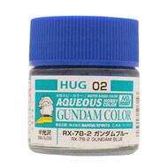  Gunze Sangyo  NoScale Aqueous Color Gundam HUG02 RX-78-2 Gundam Blue 10ml Bottle GUZHUG02
