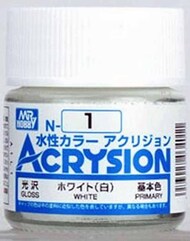  Gunze Sangyo  NoScale Acrysion N1 - White (Gloss/Primary) GUZN001