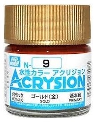  Gunze Sangyo  NoScale Acrysion N9 - Gold (Metallic/Primary) GUZN009