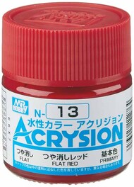  Gunze Sangyo  NoScale Acrysion N13 - Flat Red (Gloss/Primary) GUZN013