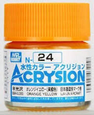  Gunze Sangyo  NoScale Acrysion N24 - Orange Yellow (Semi-Gloss/IJA-IJN Aircraft) GUZN024