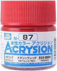  Gunze Sangyo  NoScale Acrysion N87 - Metallic Red (Metallic/Primary) GUZN087