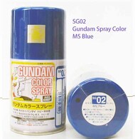  Gunze Sangyo  NoScale SG02  MS Blue 100ml Spray , GSI Gundam Color Spray GUZSG02