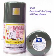  Gunze Sangyo  NoScale SG07 MS Deep Green 100ml Spray , GSI Gundam Color Spray GUZSG07