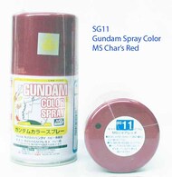  Gunze Sangyo  NoScale SG11 MS Char's Red 100ml Spray , GSI Gundam Color Spray GUZSG11