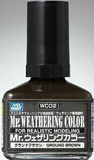 Mr Weathering Color-Ground brown #GUZWC02