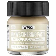 Gunze Sangyo  NoScale WP02 Mr. Weathering Paste Mud White - 40ml GUZWP02