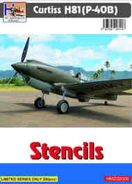  H-Model Decals  1/32 Curtiss H-81/P-40B stencils (set for 2 a/c) HMD32006