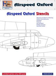 Airspeed Oxford Mk.I/Mk.II stencils #HMD48025