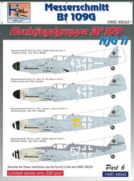 Messerschmitt Bf.109G NJG 11 Messerschmitt Bf.109, Pt.6 #HMD48042