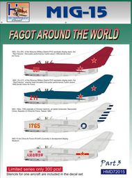 Mikoyan MiG-15 Fagot Around the World, Pt.3 #HMD72015