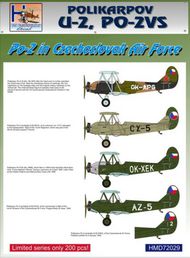  H-Model Decals  1/72 Polikarpov U-2/Po-2VS in CzAF HMD72029