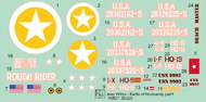  H-Model Decals  1/35 Willys Jeep MB/Ford GPW: D-Day, Battle of Normandy HMT35029