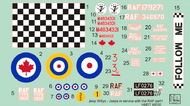  H-Model Decals  1/48 Willys Jeep MB/Ford GPW: RAF Jeeps, Pt.1 HMT48030
