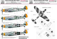 Messerschmitt Bf.109G-10 DRY-WATER decals #DDW-32012