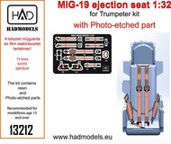 Mikoyan MiG-19 Ejection seat with Photo-etched part #HUN132012