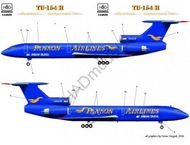  HAD Models  1/144 Tupolev Tu-154M (Pannon Airlines) HUN144039