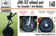  HAD Models  1/48 Yakovlev Yak-52 Wheels (designed to be used with A Model and Ark Model kits) (this is already out of production. Now more when sold out. Be quick!) HUN248005