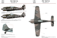 Focke-Wulf Fw.190F-8 Luftwaffe black 22 and 33 #HUN32054