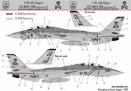  HAD Models  1/32 Grumman F-14A Jolly Rogers low Visibility USS NIMITZ HUN32072