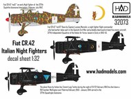 HAD Models  1/32 Fiat CR-42 Italian Night fighters for ICM kit HUN32073