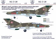  HAD Models  1/32 Mikoyan MiG-29 Russian full stencil double sheet HUN32078
