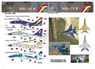  HAD Models  1/48 Mikoyan MiG-29A (Hungarian 1938-1998 jubileum; Indian KBoeing 707; Iran 36103) reprint HUN48032