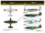  HAD Models  1/48 Mikoyan MiG-3 (yellow 9, black 7, white 28) HUN48043