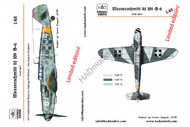  HAD Models  1/48 Messerschmitt Bf.109G-6 decal sheet limited edition HUN48098