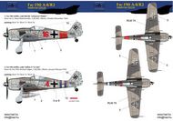  HAD Models  1/48 Focke-Wulf Fw.190A-8 / R2 red 4 'Ur Sau'; Red16 'Schwarzer Panter') HUN48116