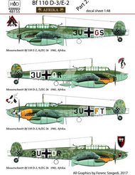  HAD Models  1/48 Messerschmitt Bf.110D-3/Bf.110E-2 'Africa' part 2 HUN48155