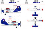  HAD Models  1/48 Antonov An-2 MALEV new painting HUN48186