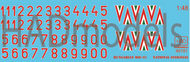  HAD Models  1/48 Hungarian National Insignias and numbers for M+G types 1990-1998 HUN48191